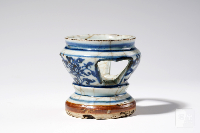 明空白期 青花器座 - 图5